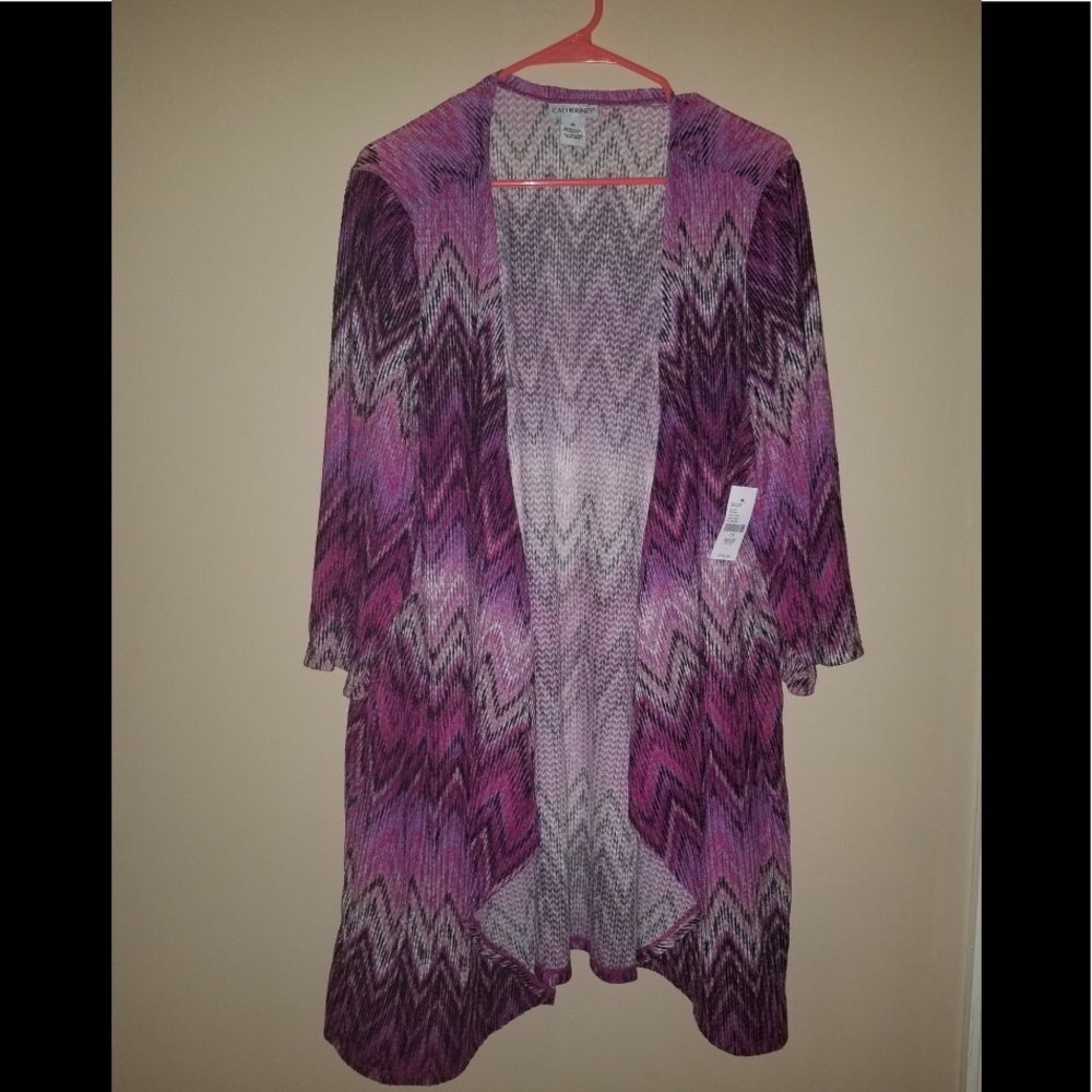 Purple soft light flowy shawl